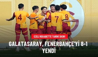 Galatasaray, Fenerbahçe’yi 8-1 yendi