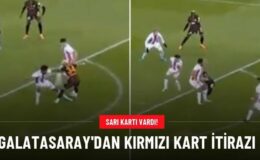 Galatasaray’dan kırmızı kart itirazı