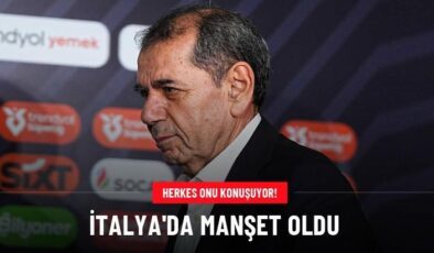 İtalya’da manşet oldu