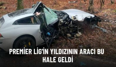 Premier Lig’in yıldızının aracı bu hale geldi