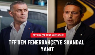 TFF’den Fenerbahçe’ye skandal yanıt