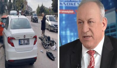 Eski milletvekilinin çarptığı motosikletli hayatını kaybetti
