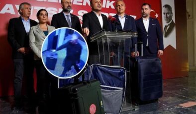 Sır valizlerin içinde ne vardı? Çelik kameralar karşısında açtı